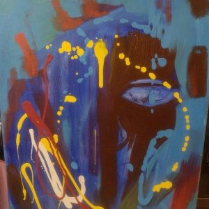Olokun's Call-Blue with Yellow